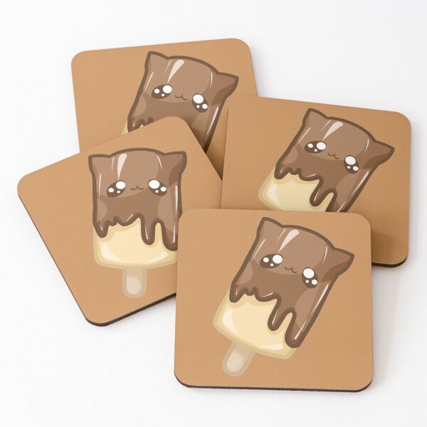 Item preview, Melting Choco-cat Ice Cream designed and sold by SushiKittens.
