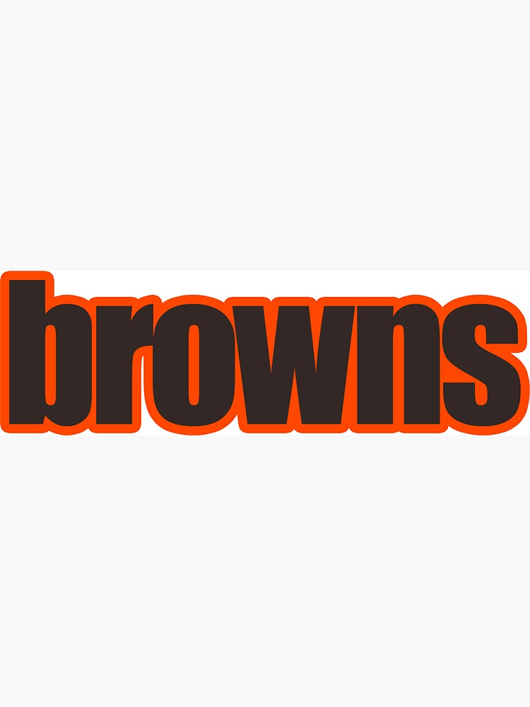 Cleveland Browns Elf Logo Helmet Magnet Cleveland Browns Football Die-cut  MAGNET