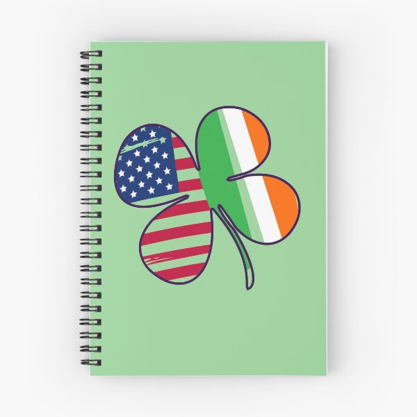 Item preview, St. Patrick's Day Irish American Flag Shirt Shamrock Gift T-Shirt designed and sold by TheFlipRepublic.