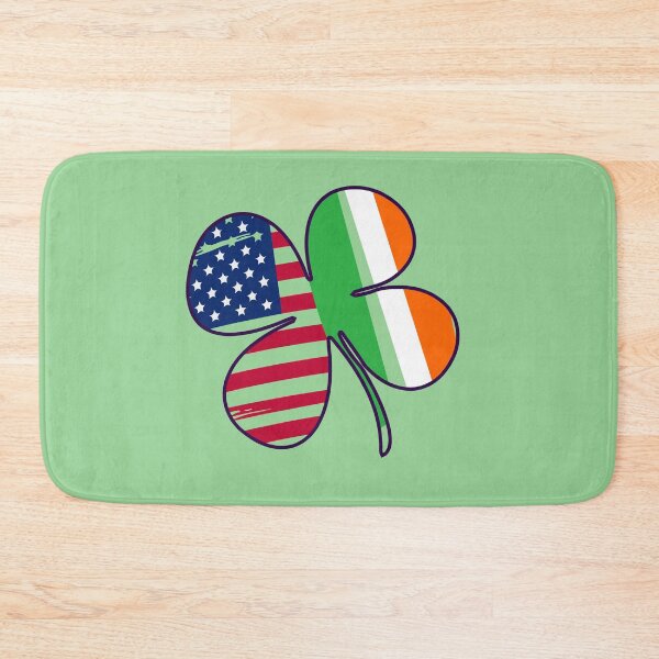 Item preview, St. Patrick's Day Irish American Flag Shirt Shamrock Gift T-Shirt designed and sold by TheFlipRepublic.
