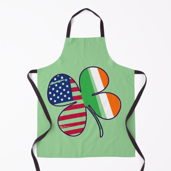 Item preview, St. Patrick's Day Irish American Flag Shirt Shamrock Gift T-Shirt designed and sold by TheFlipRepublic.