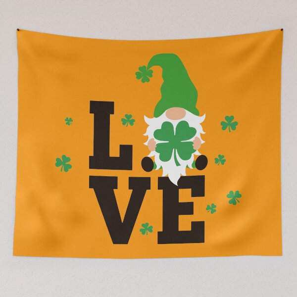 Item preview, St Patrick's Day Love Gnome designed and sold by pugmom4.