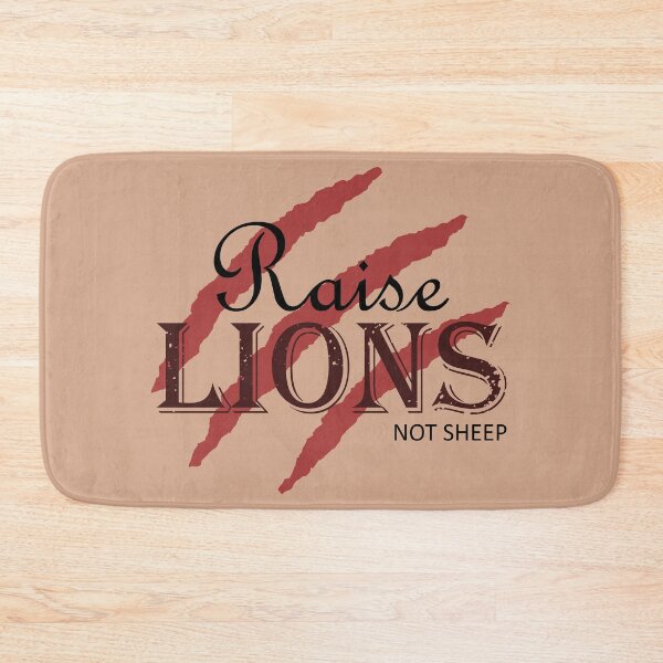 Item preview, Raise Lions Not Sheep | Red designed and sold by Qestar.