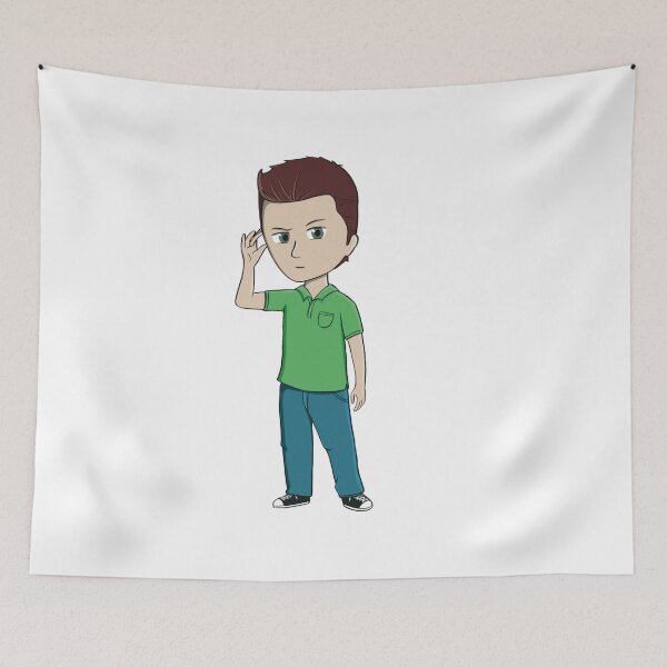 Artikelvorschau, Chibi Shawn Spencer entworfen und verkauft von Crafty Ninja Shop.