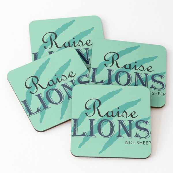 Item preview, Raise Lions Not Sheep | Cyan designed and sold by Qestar.