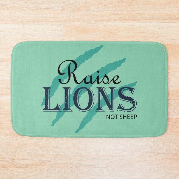 Item preview, Raise Lions Not Sheep | Cyan designed and sold by Qestar.