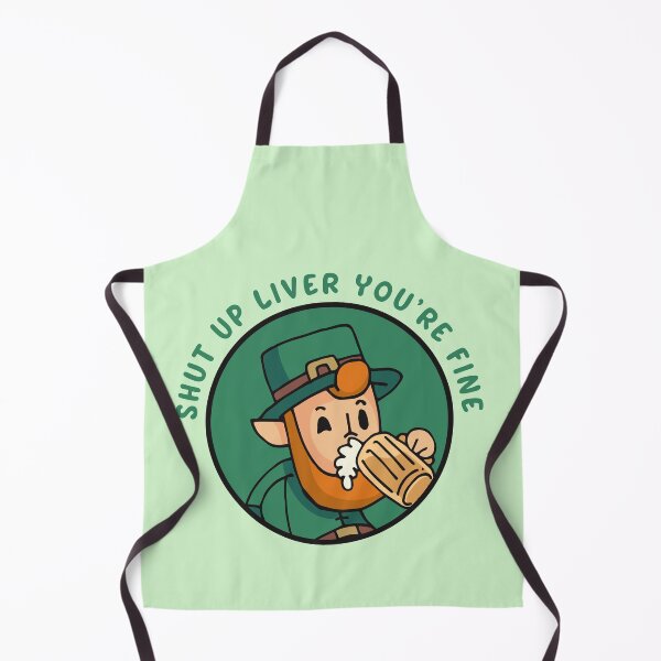 Item preview, Dark Beer Drinking Saint Patricks Shut Up Liver T-Shirt designed and sold by TheFlipRepublic.