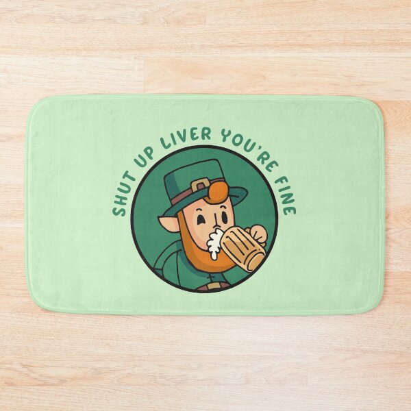 Item preview, Dark Beer Drinking Saint Patricks Shut Up Liver T-Shirt designed and sold by TheFlipRepublic.
