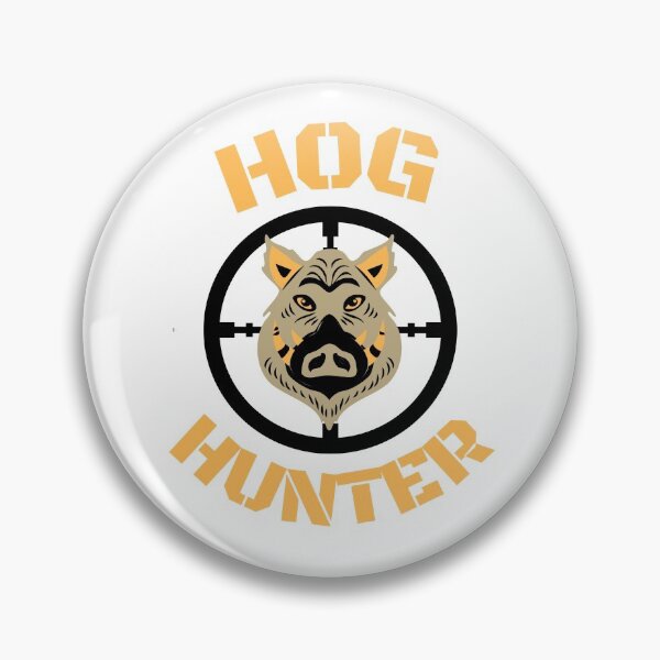 Item preview, Hog hunter pig boar hunting white designed and sold by daguilon.