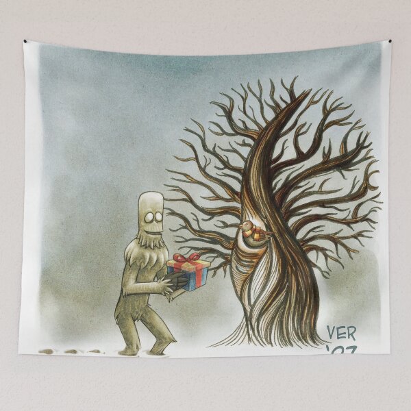 Item preview, Yeti and the Sparrow designed and sold by victorroa.