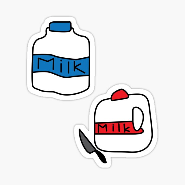 Item preview, Good vs Evil Milk designed and sold by lilyllama.
