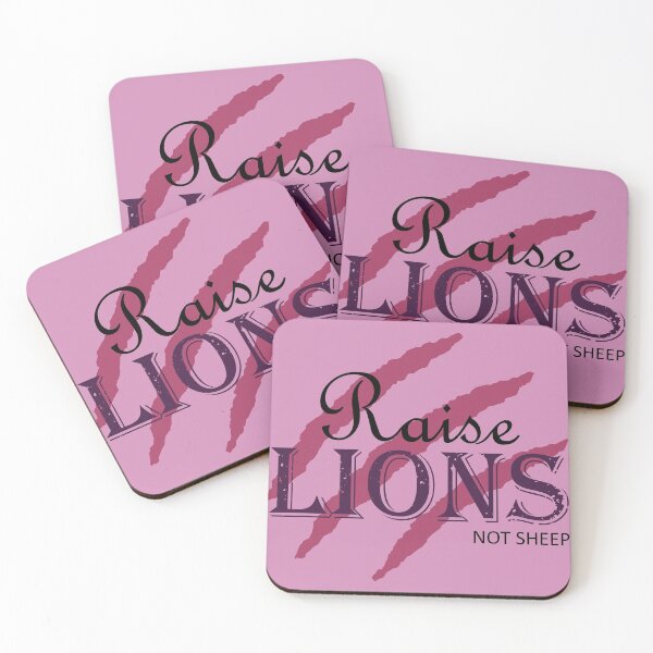 Item preview, Raise Lions Not Sheep | Pink designed and sold by Qestar.
