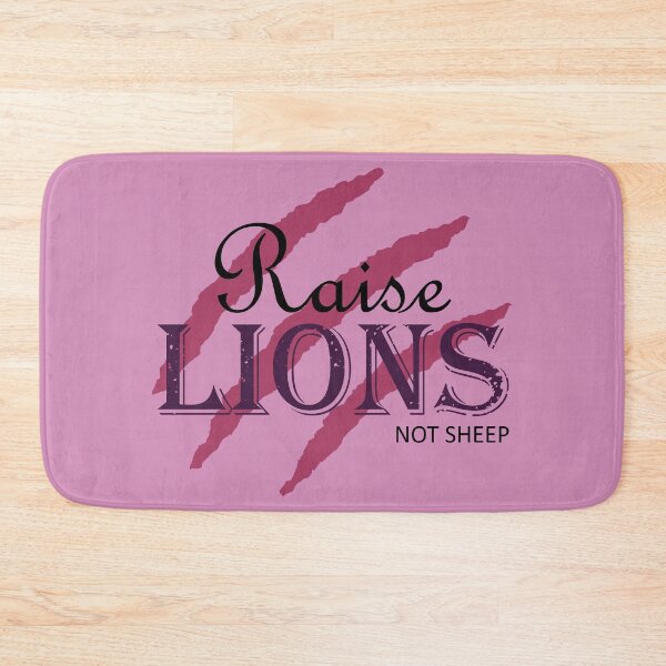 Item preview, Raise Lions Not Sheep | Pink designed and sold by Qestar.