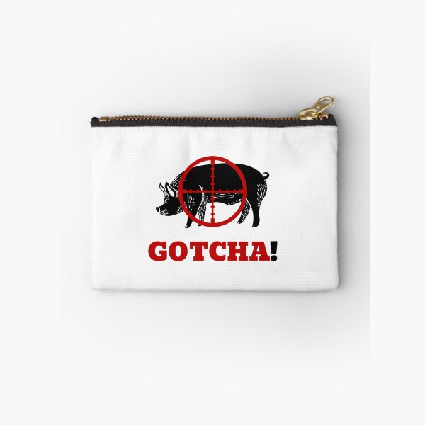 Item preview, Gotcha! Hog hunting pig boar hunter white designed and sold by daguilon.