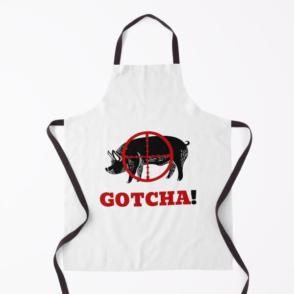 Item preview, Gotcha! Hog hunting pig boar hunter white designed and sold by daguilon.