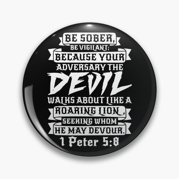Item preview, 1 Peter 5:8 designed and sold by plushism.
