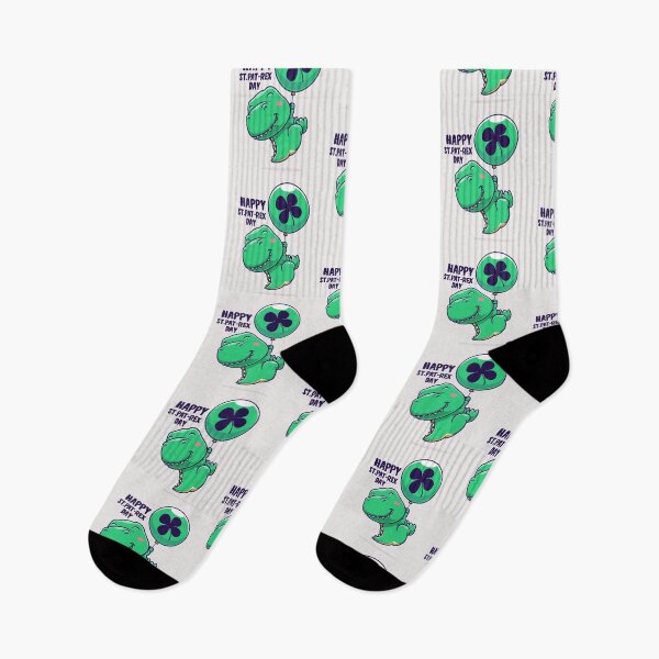 Item preview, Luckysaurus Dinosaur Shamrock St Patricks Day Boys Men T rex T-Shirt designed and sold by TheFlipRepublic.