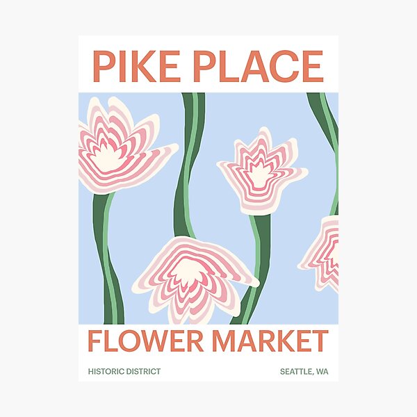 Pike Place Flower Market Photographic Print