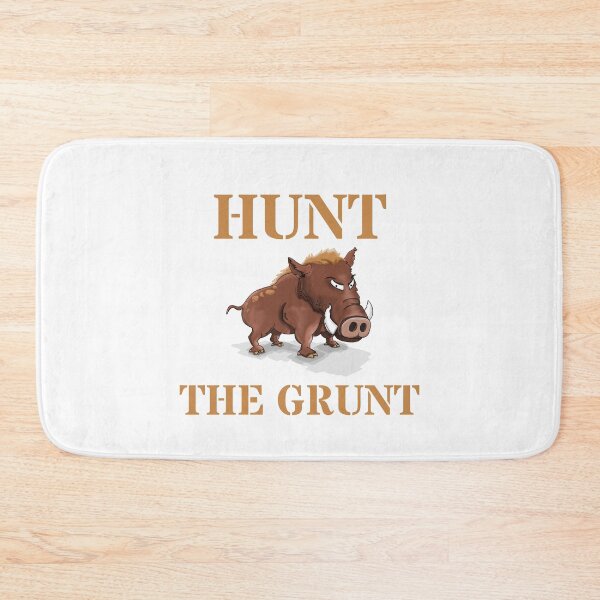 Item preview, Hunt the grunt. Hog hunting pig boar hunter white designed and sold by daguilon.