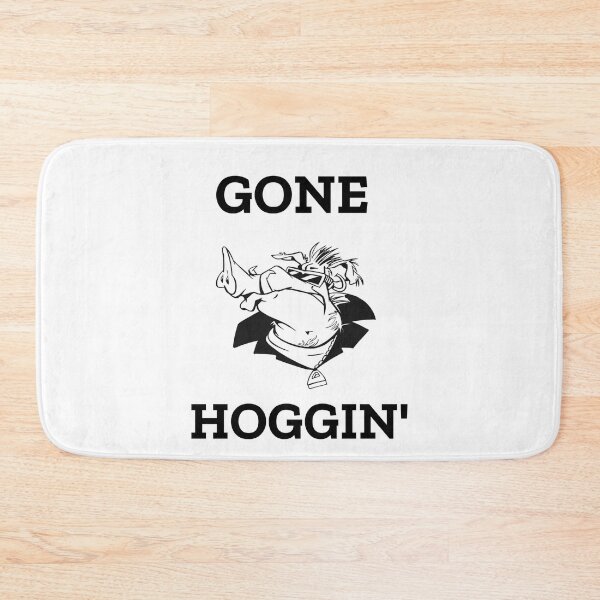 Item preview, Gone hoggin'. Hog hunting pig boar hunter white designed and sold by daguilon.