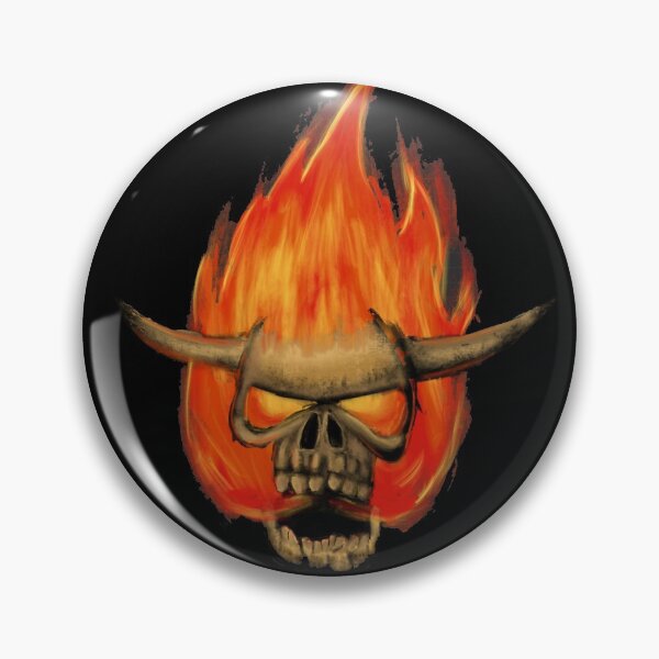 Item preview, Flaming Skull designed and sold by Jesse Lavergne.