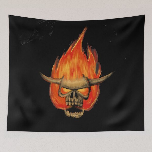 Item preview, Flaming Skull designed and sold by Jesse Lavergne.