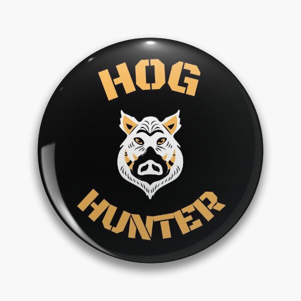 Item preview, Hog hunter pig boar hunting black designed and sold by daguilon.