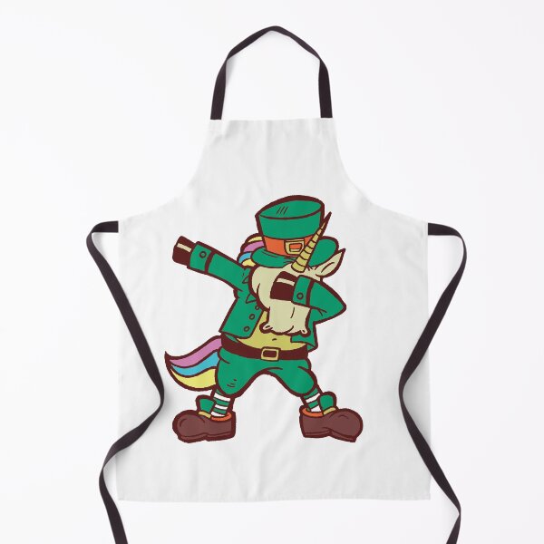 Item preview, St Patricks Day Girls Dabbing Unicorn Leprechaun Lepricorn T-Shirt designed and sold by TheFlipRepublic.