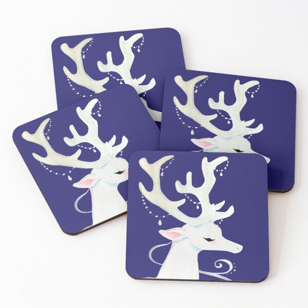 Item preview, Elegant Watercolor Winter Deer designed and sold by Lady-Lilac.
