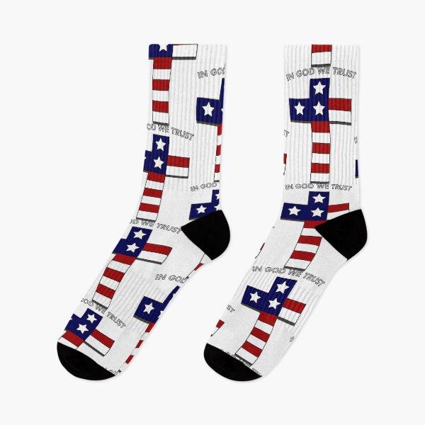 Item preview, In God We Trust US Flag Cross designed and sold by thestuffcompany.
