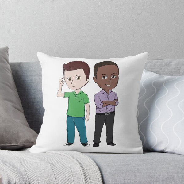 Item preview, Chibi Shawn Spencer and Burton Guster  designed and sold by Crafty Ninja Shop.