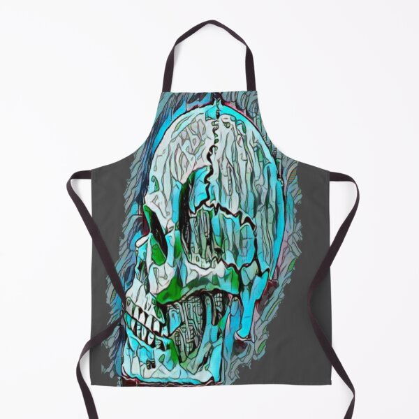 Item preview, Abstract Blue Human Skull designed and sold by KevenTees.