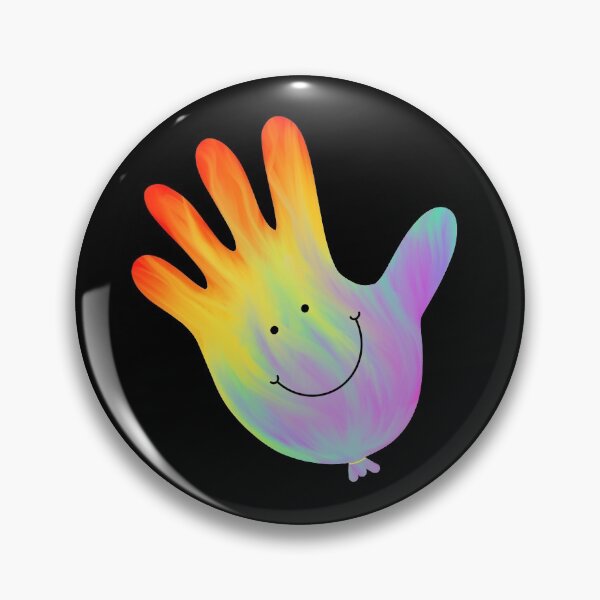 Item preview, Blown-up Glove (Tie Dye, Happy) designed and sold by scientificallie.