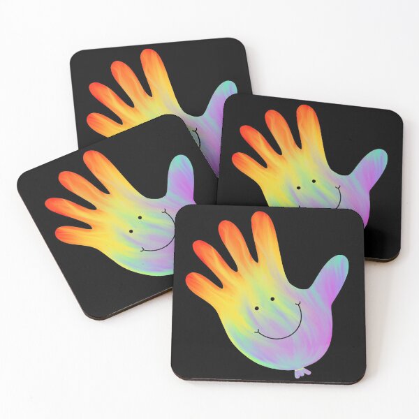 Item preview, Blown-up Glove (Tie Dye, Happy) designed and sold by scientificallie.