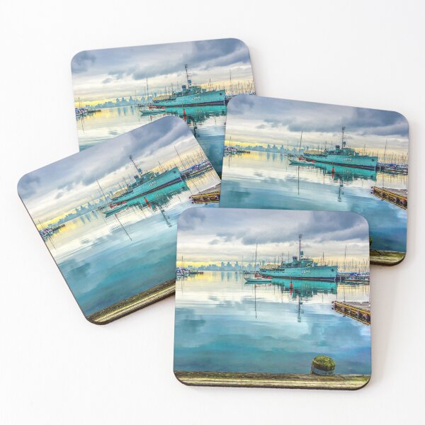Item preview, View from Williamstown across Hobsons Bay to Melbourne designed and sold by Steven Jodoin.