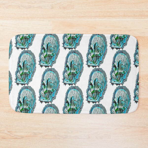Item preview, Abstract Blue Human Skull  designed and sold by KevenTees.
