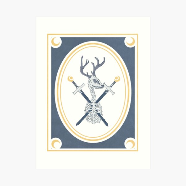 two of swords Art Print