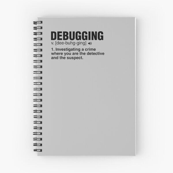 Item preview, Debugging Defined (Dark Text for Light Backgrounds) designed and sold by Tech-e-Tees.