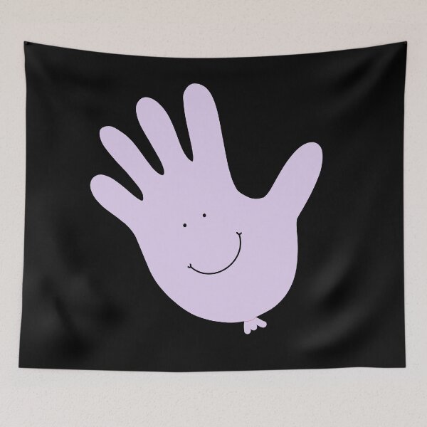 Item preview, Blown-up Glove (Purple, Happy) designed and sold by scientificallie.