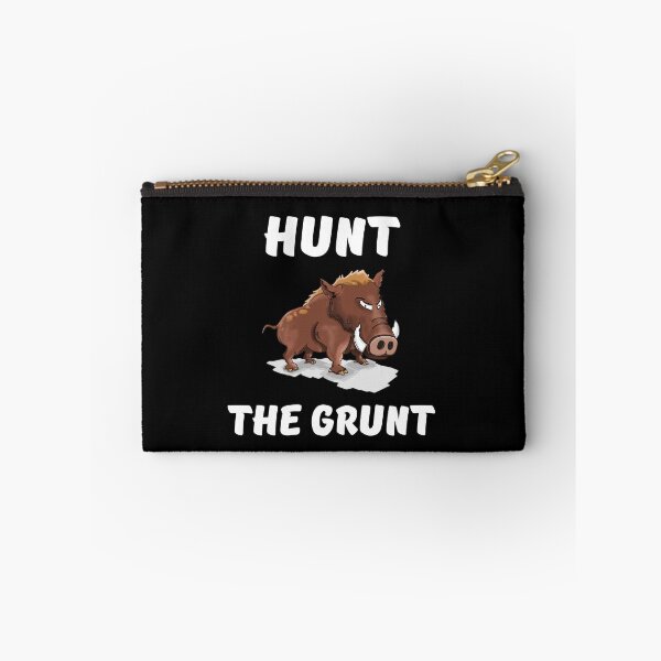 Item preview, Hunt the grunt. Hog hunting pig boar hunter black designed and sold by daguilon.