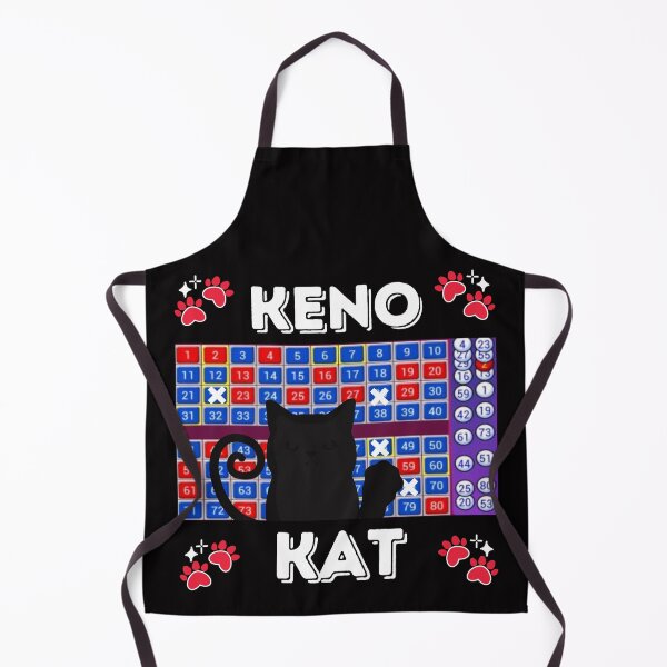 Item preview, Funny Keno Gambling Cat designed and sold by SloganExpress.