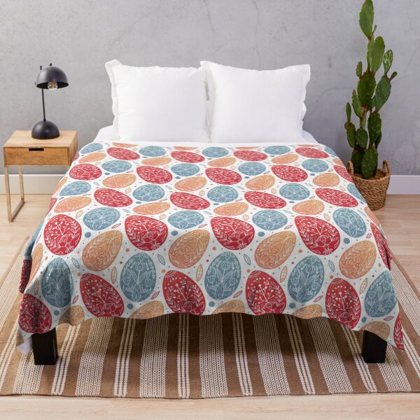 Item preview, Festive pattern with eggs with folk ornaments designed and sold by Veleri.