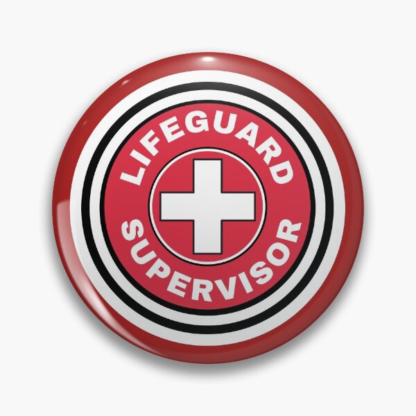 Item preview, Lifeguard Supervisor With White Writing On A Red Background designed and sold by ForcedFusion.