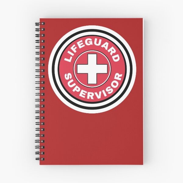 Item preview, Lifeguard Supervisor With White Writing On A Red Background designed and sold by ForcedFusion.