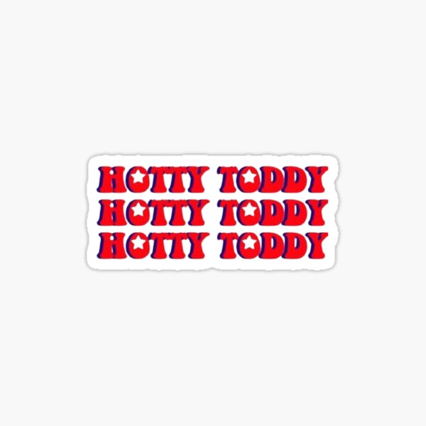 Hotty Toddy x 3  Sticker