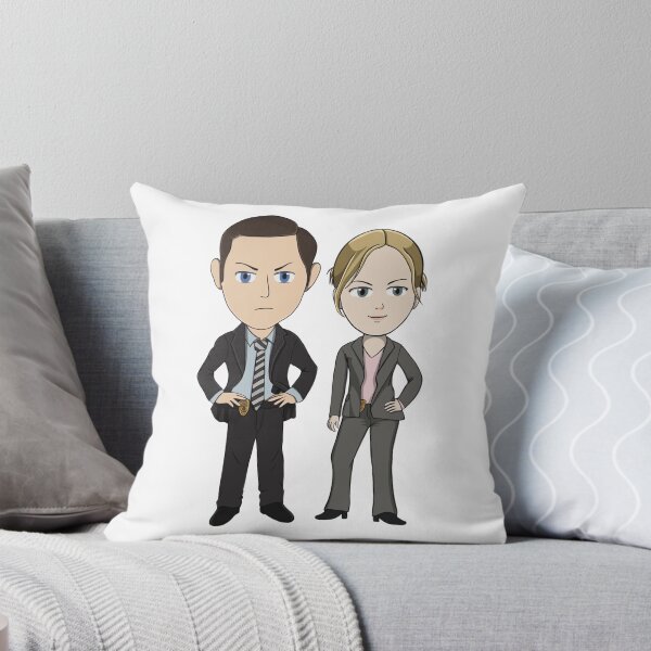 Item preview, Chibi Carlton Lassiter and Juliet O’hara designed and sold by Crafty Ninja Shop.