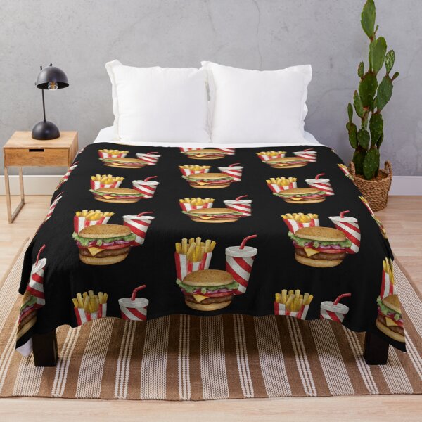 Item preview, Fast Food Snack - Burger, Fries and Soda designed and sold by Alicia Chee.