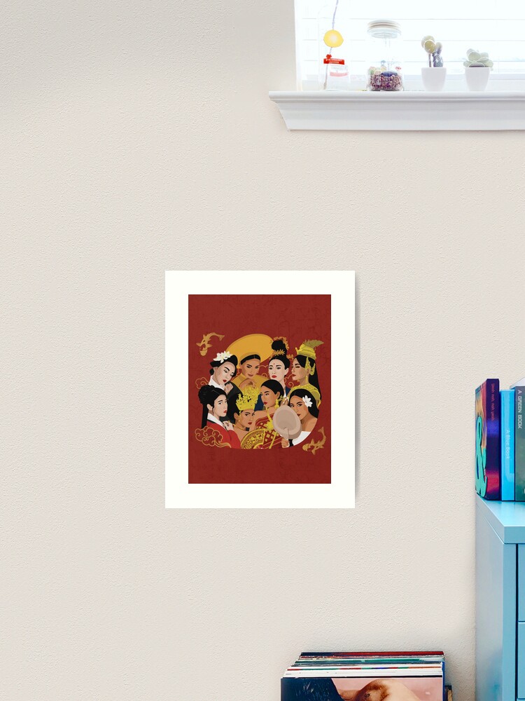 Imagen 1 de 3, Lámina artística con la obra Celebración asiática, diseñada y vendida por PbJournal.