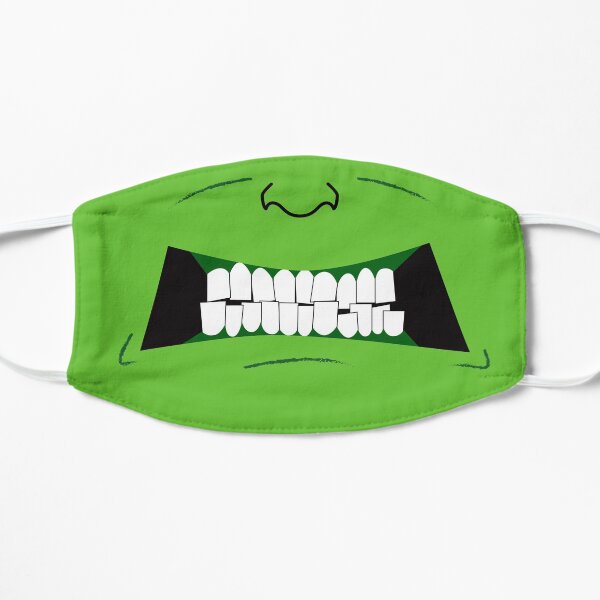 Green With Anger Flat Mask