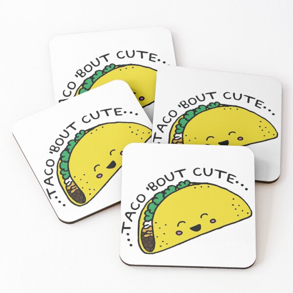 Aperçu de l'œuvre Taco 'Bout Cute Taco Doodle créée et vendue par CWLStacey.